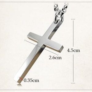 925 Sterling Silver Cross Pendant Or Religious Jew